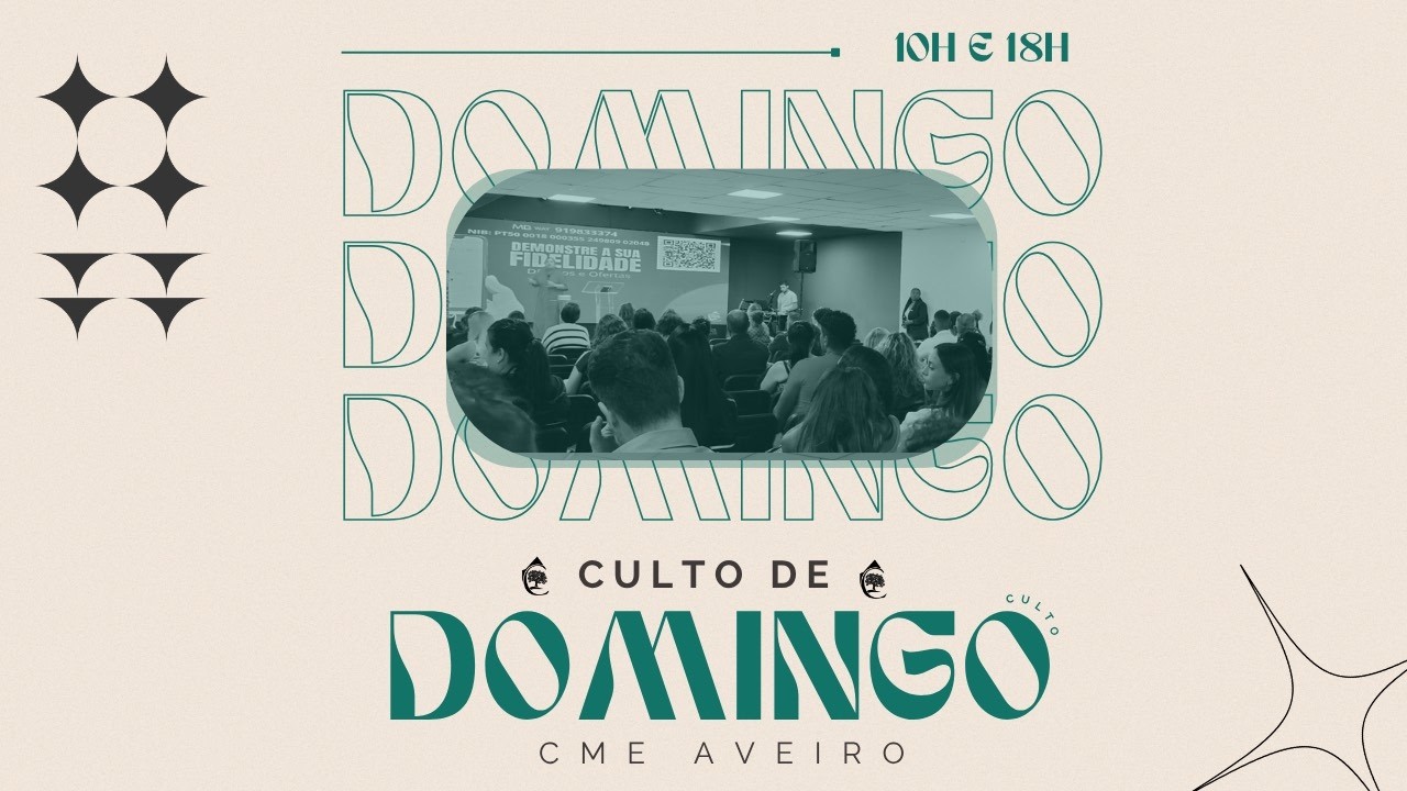 CULTO DE DOMINGO - TARDE (22/02/2026)