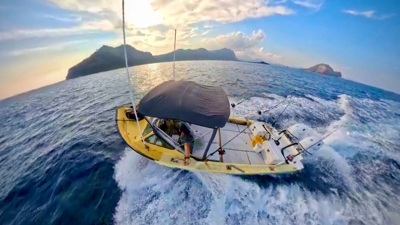 Bottom fishing for Hawaiian reef fish! Humpback Whales swim to the Boat!!!