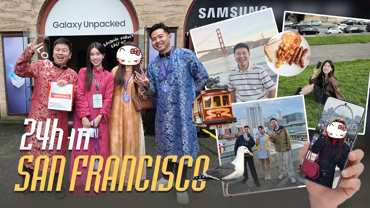 Vlog 24 giờ ở San Francisco: Kiếp nạn mất vali, thèm bún đậu, lộ diện thành viên thứ 4