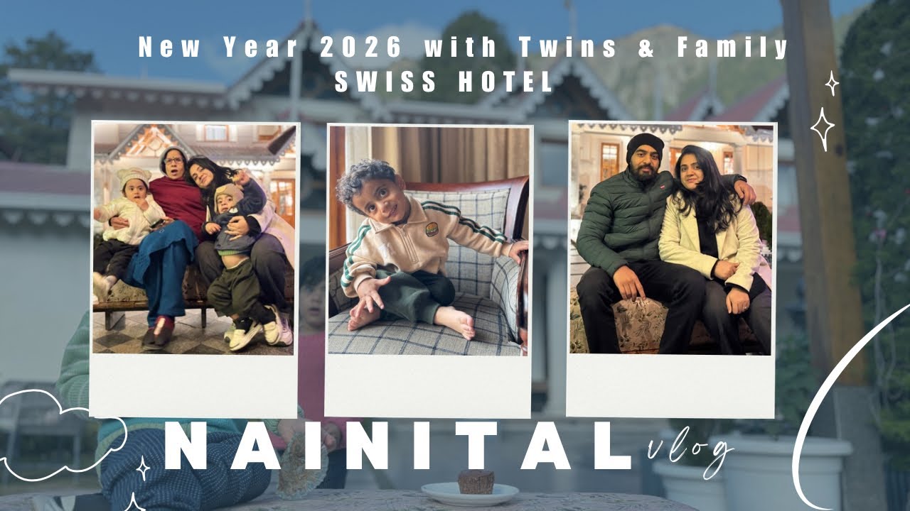 New Year vlog from Nainital🏔️Family trip with twins, ❤️moments & mountain magic,Don’t miss this one