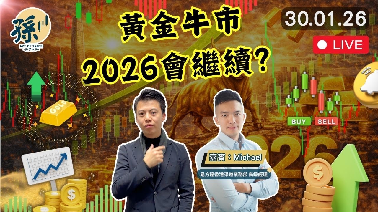 港股最多跌500點是否大戶散貨跡象？黃金大跌是倒車接人機會？︱#港股 #美股 #投資 ｜2026-01-30