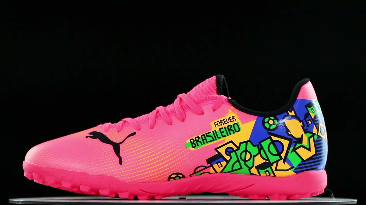 Chuteira Puma Society Future 7 Play NJR TT BDP Rosa