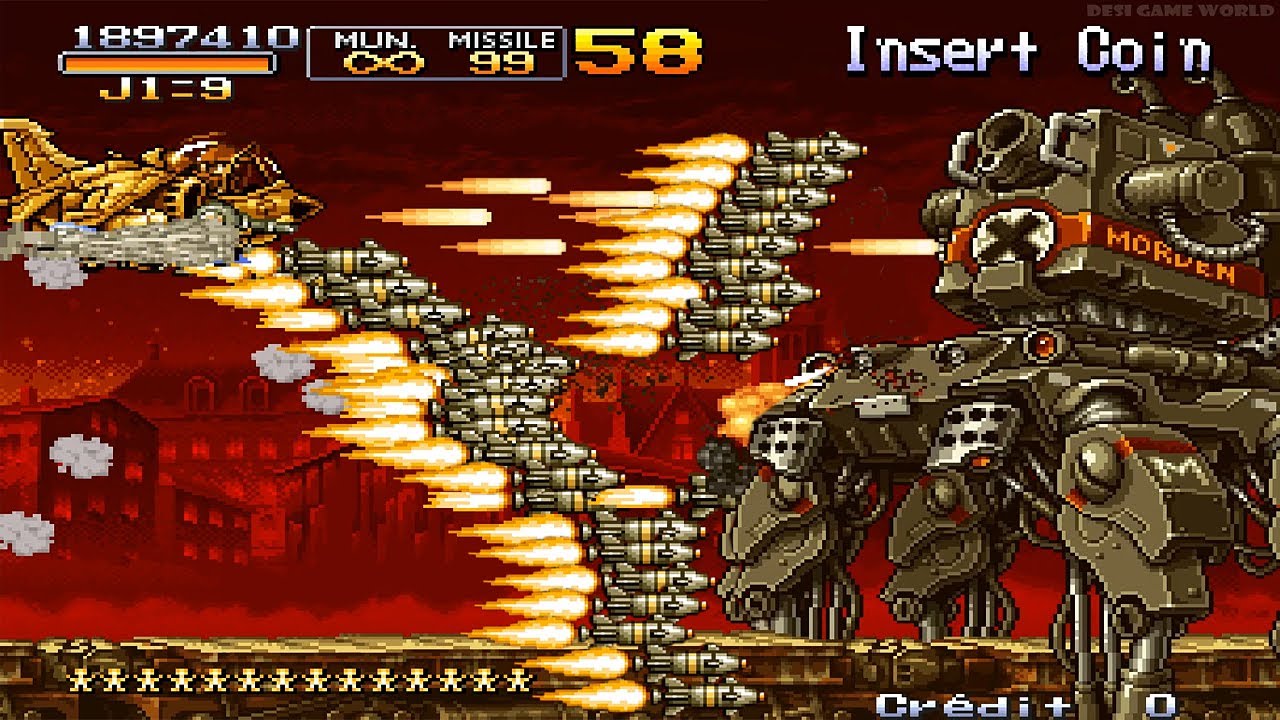 Metal Slug X - Amazing Super Remix Plus Version Gameplay