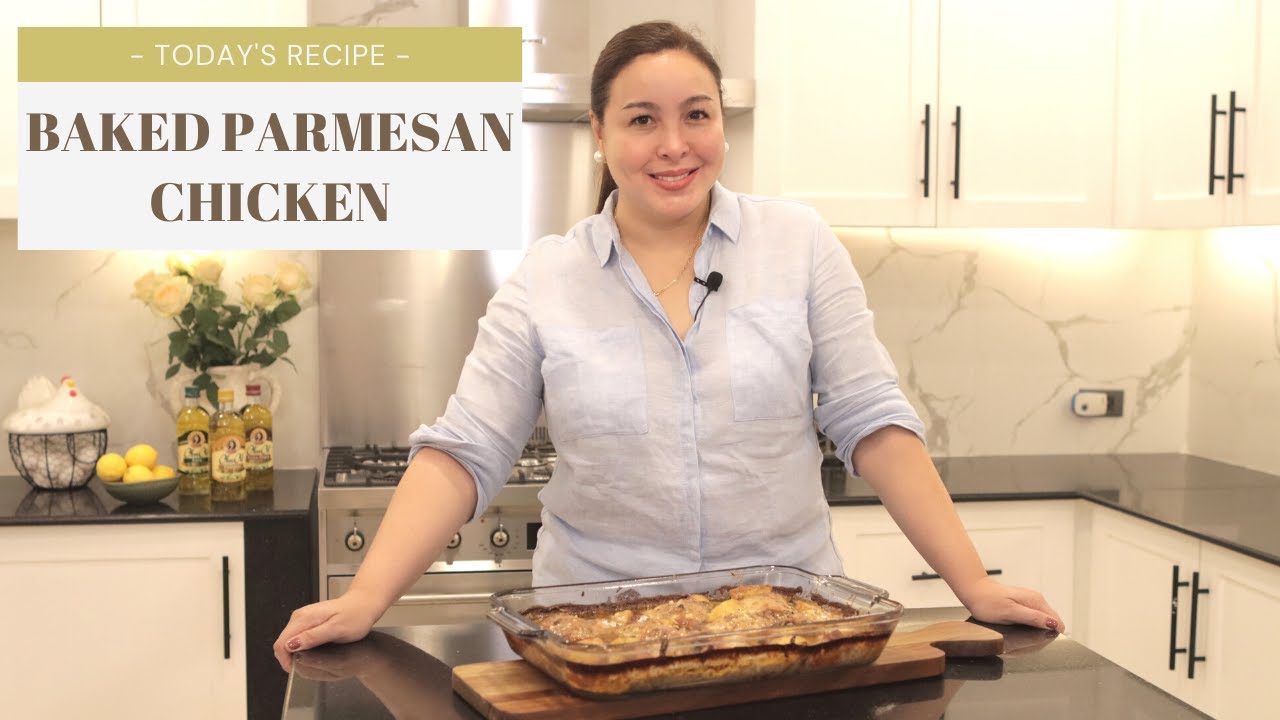 MARJORIE'S KITCHEN: BAKED PARMESAN CHICKEN | Marjorie Barretto