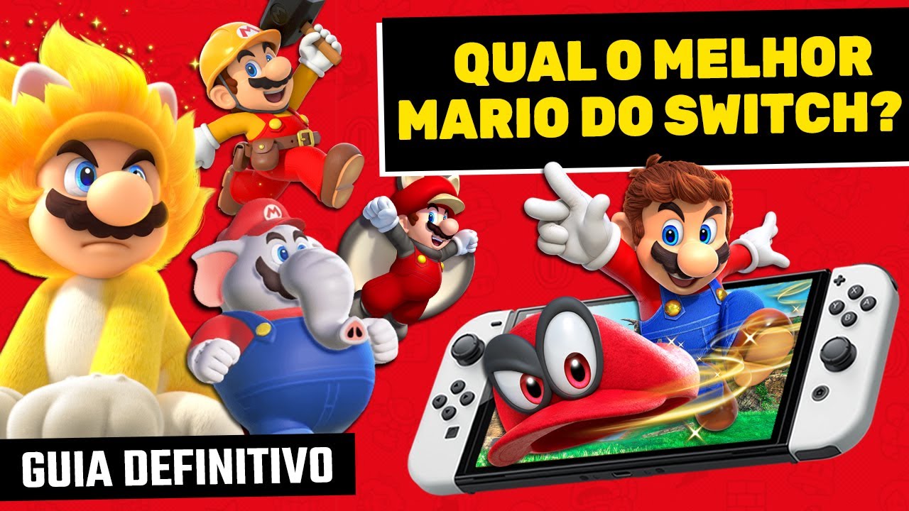 Qual o MELHOR jogo do MARIO no NINTENDO SWITCH? | GUIA DEFINITVO