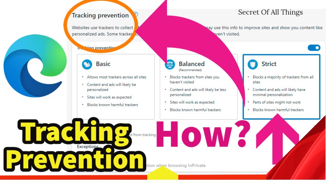How to Enable Tracking Prevention in Microsoft Edge(PC & Android) | Enable Virus Protection in Edge