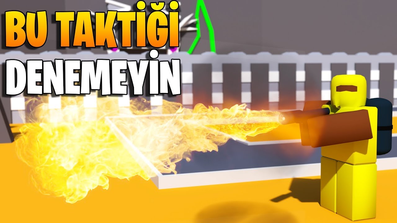 ⚔️ Bu Taktiği Denemeyin! Flamethrower! 🛡️ | Tower Battles | Roblox Türkçe