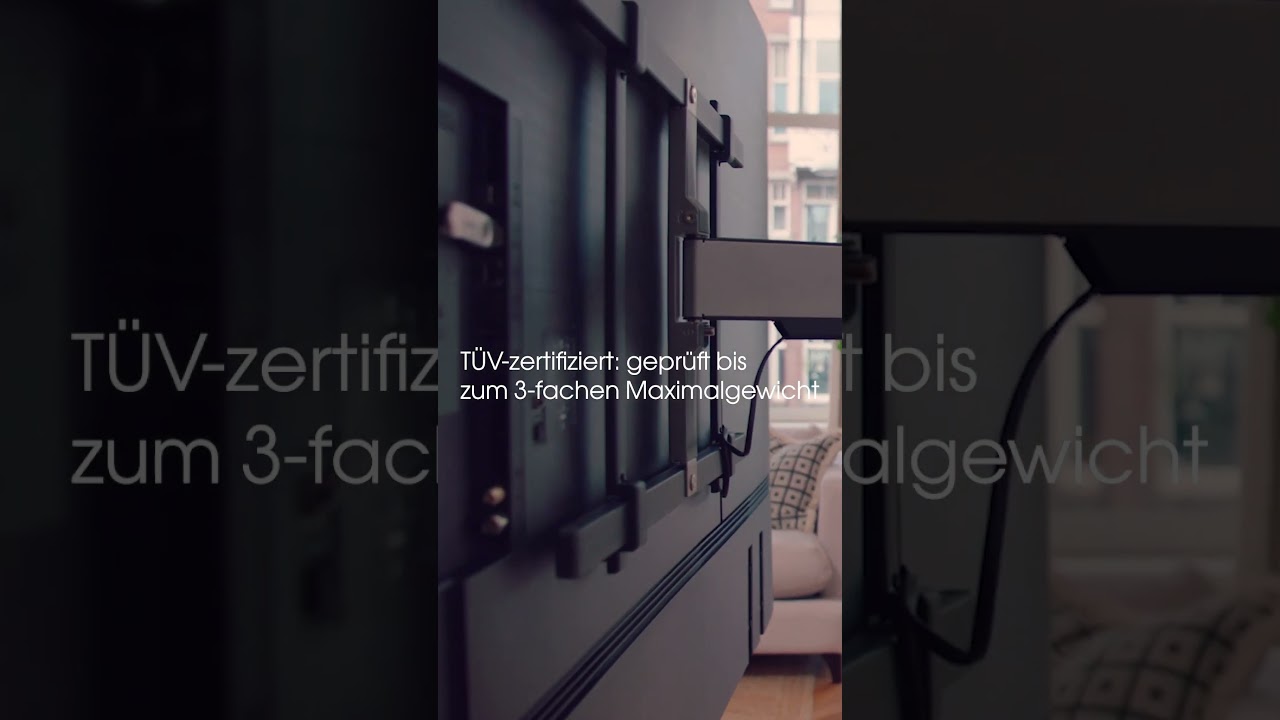 Die beste TV-Wandhalterung f&uuml;r OLED & QLED TV's | Vogel's (Shorts)