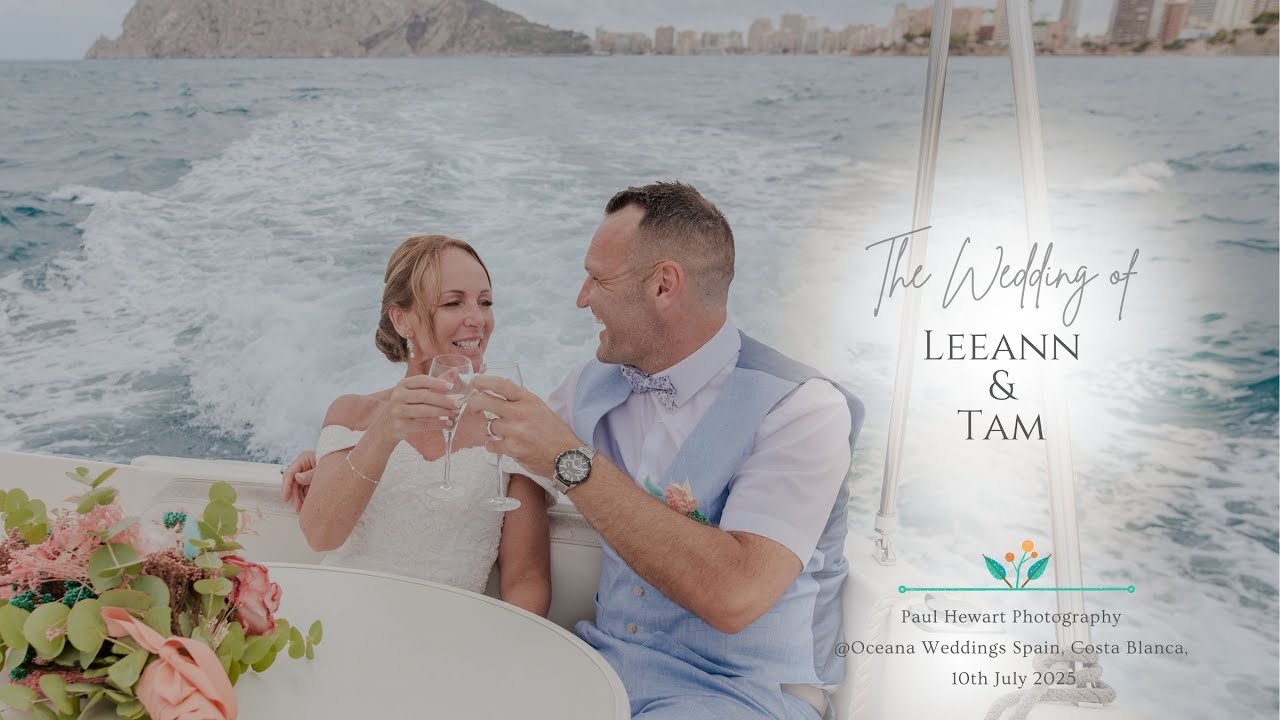 The Spanish Destination Wedding Drone Video of Leeann & Tam with Paul Hewart Photography