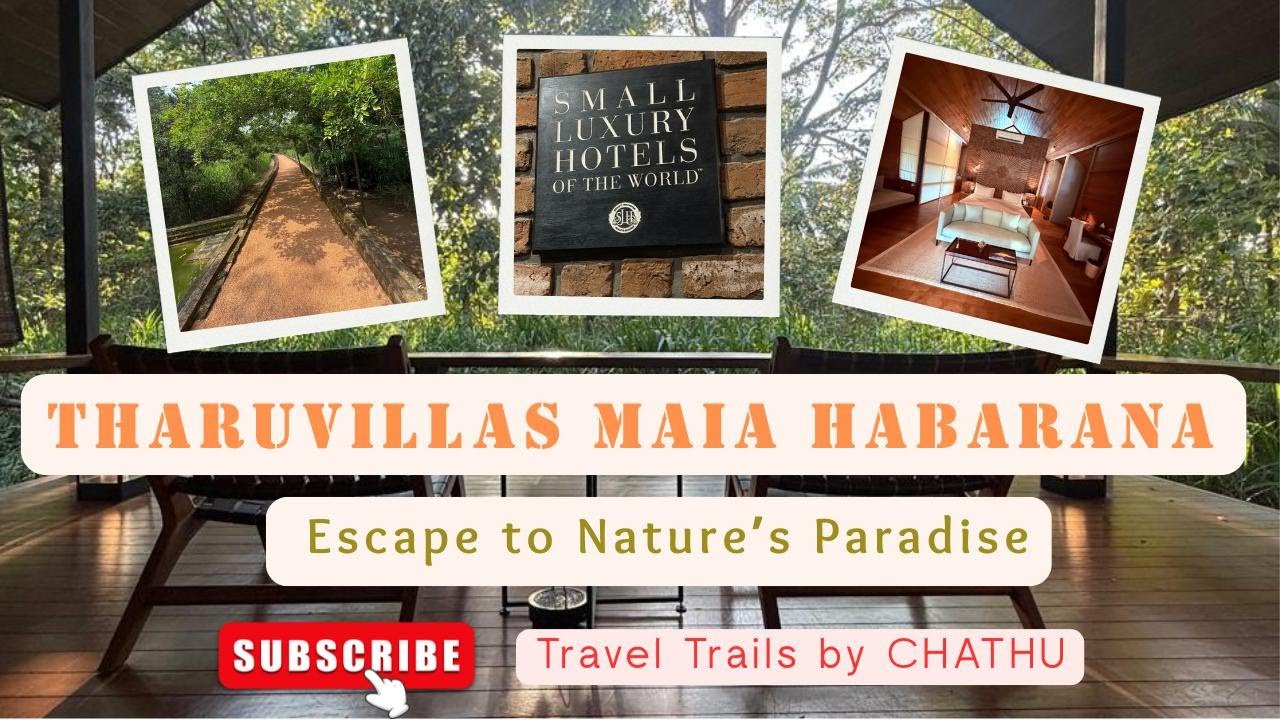 Tharu VILLAS Maia Habarana l Travel Trails by CHATHU @ChathuRR‬ #travel #srilanka #habarana #hotels