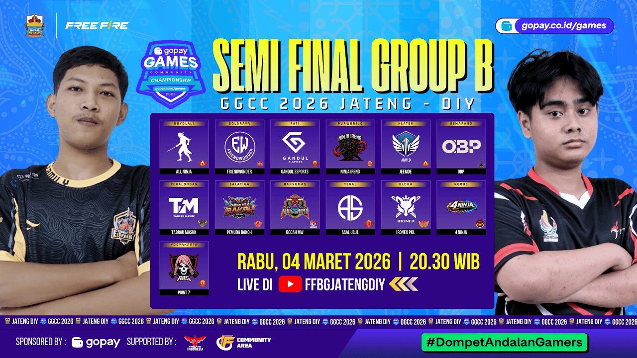 [LIVE] GROUP B - SEMIFINAL GOPAY GAMES COMMUNITY CHAMPIONSHIP  2026