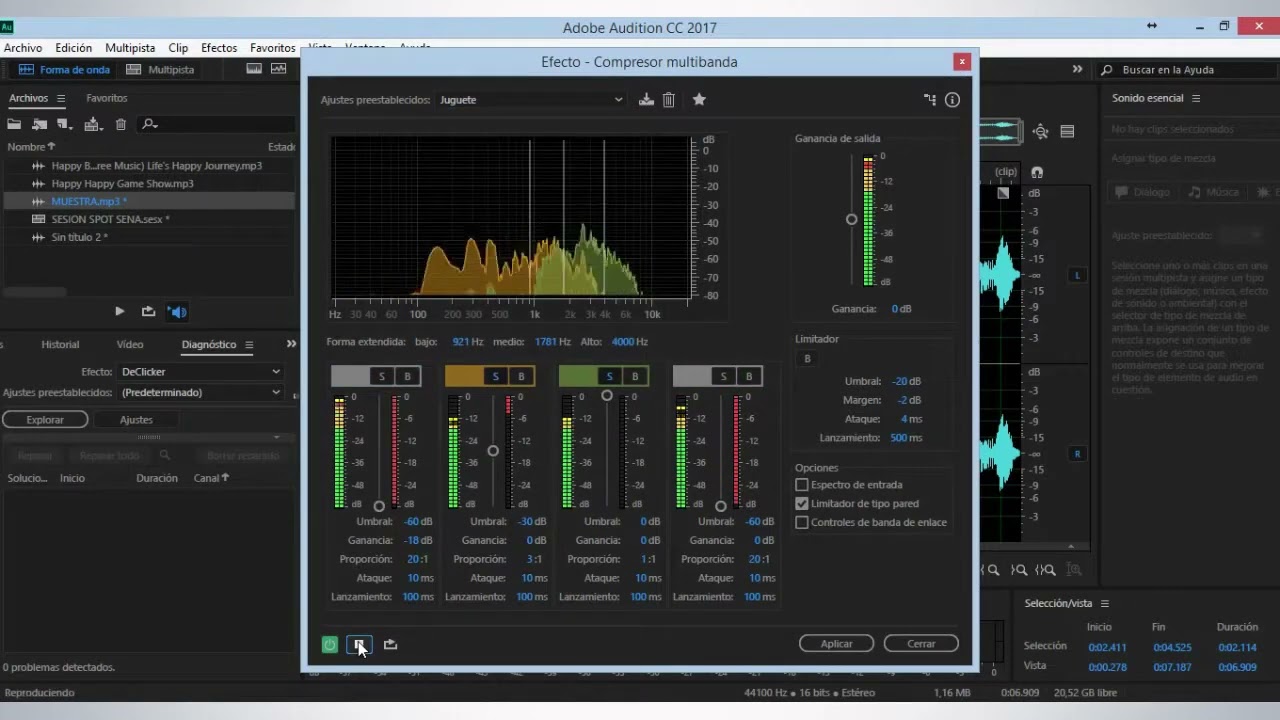 Producci&oacute;n De Spot Profesional curso gratis en adobe audition.
