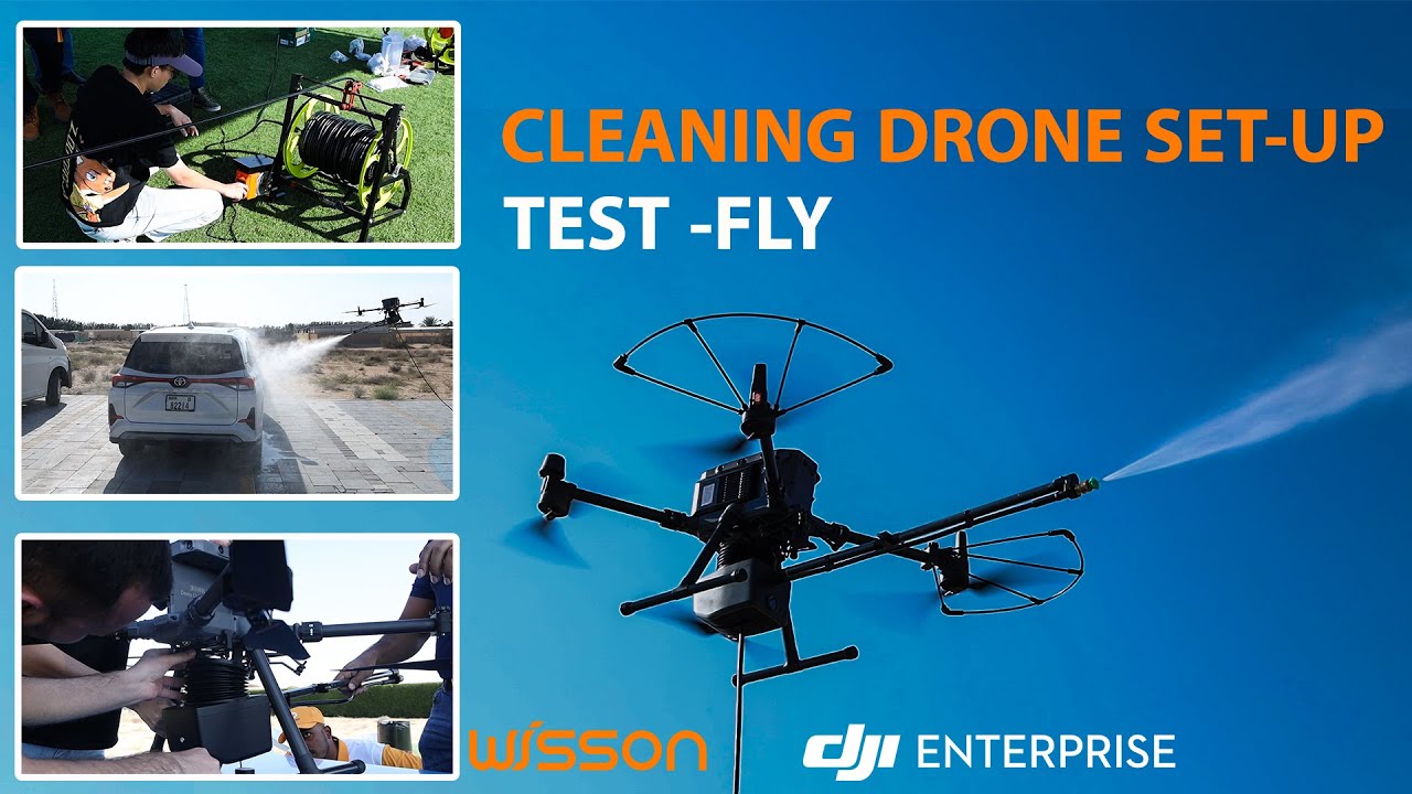 Комплект для уборки с помощью дрона DJI Matrice 350 RTK с полезной нагрузкой Wisson AP3-P3 для эф...