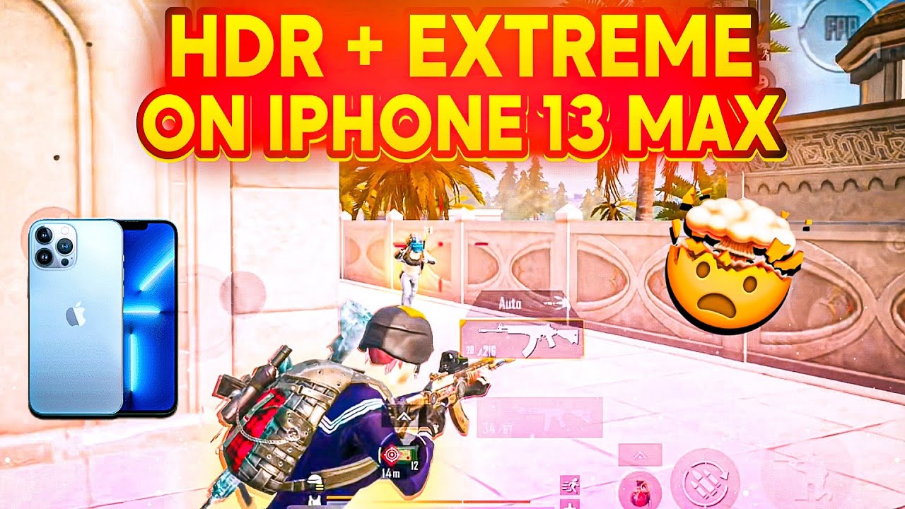 تجربه الHDR علي الأيفون 13 برو ماكس💥 أداء اسطوري😨 PUBG MOBILE
