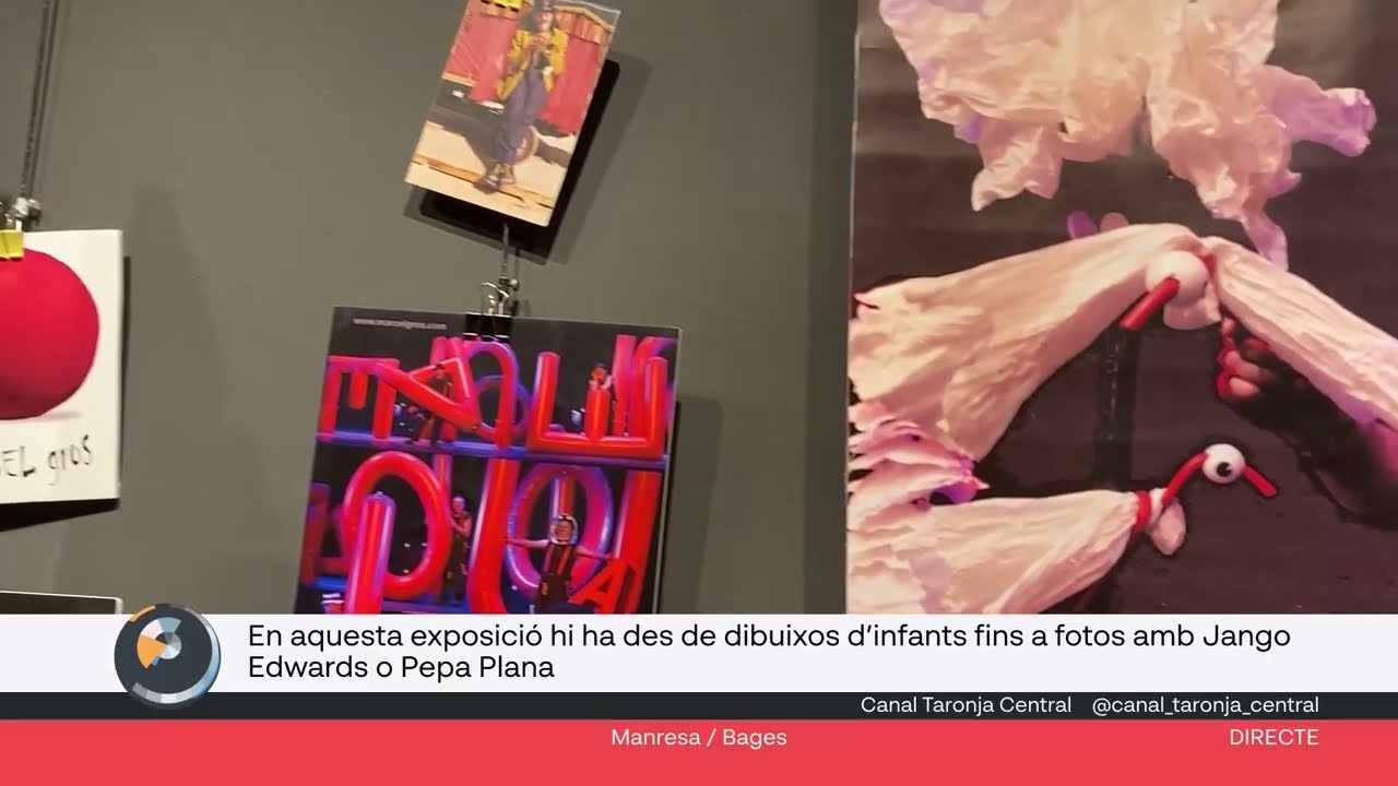 Visitem l'exposició que repassa la trajectòria del pallasso manresà Marcel Gros