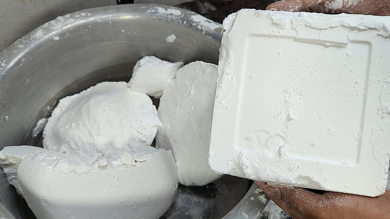 Baking Soda Block Crashing Asmr White Crunchy Baking Soda Block Crushing Asmr Very Crispy Ep 01