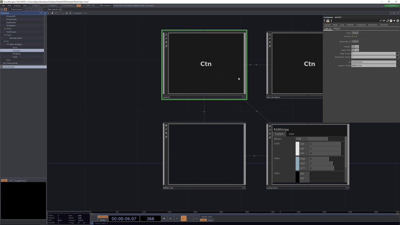 [TouchDesigner - Tutorial] Auto UI