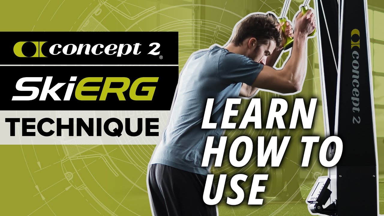 SkiErgTechnique | Узнайте, как использовать SkiErg | Concept2