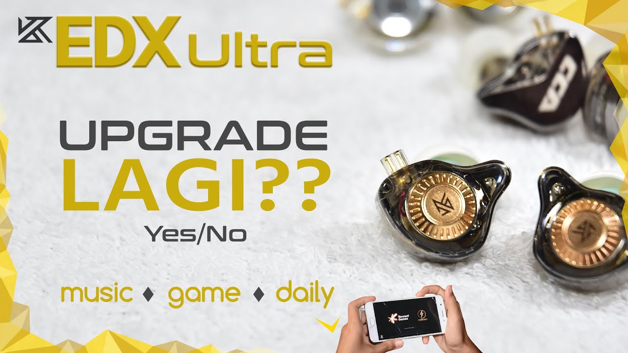 BERASA PROTAGONIS....review lengkap KZ EDX ultra feat EDX pro & CCA CRA. daily-music-gaming