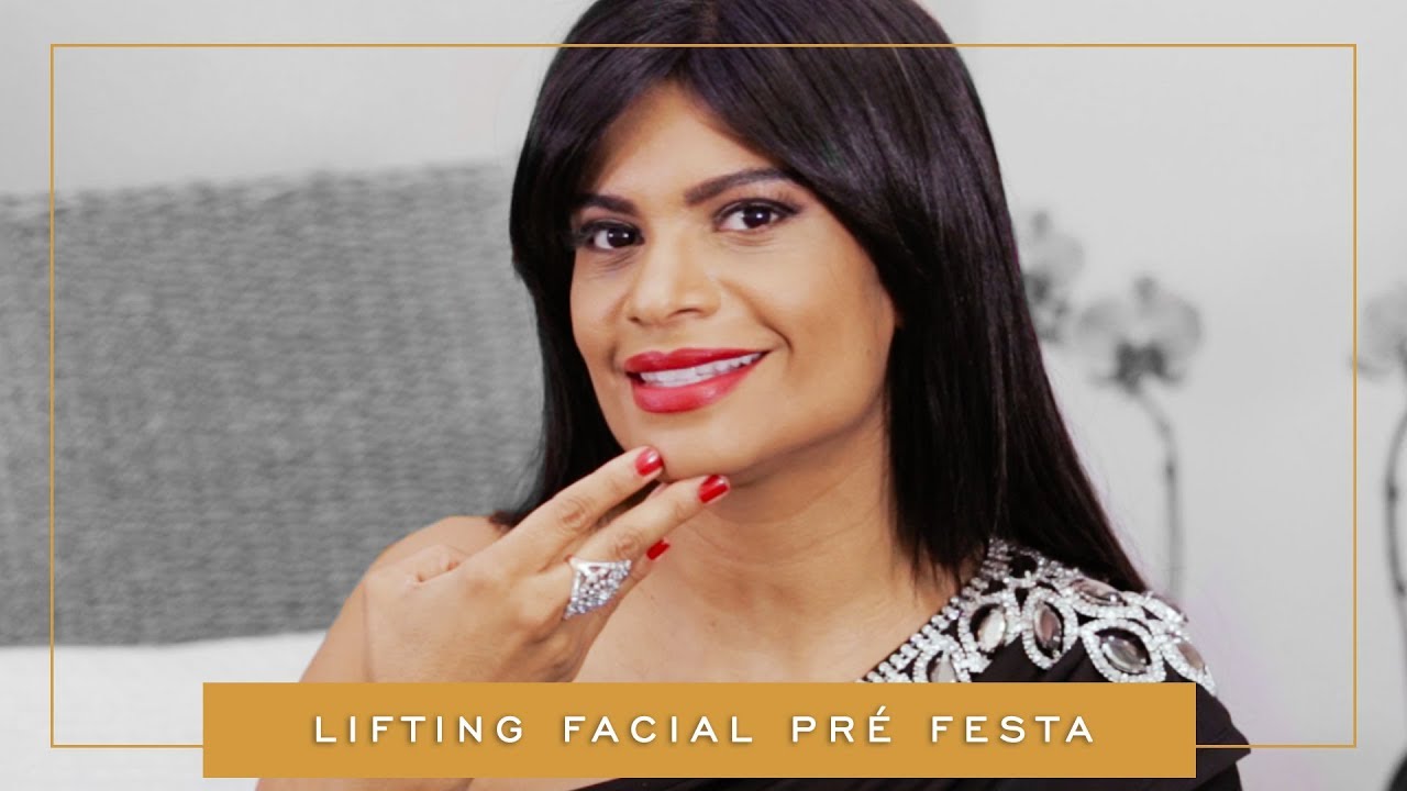 Auto Lifting Facial em Casa! (Pré-festa) | Canal Renata França