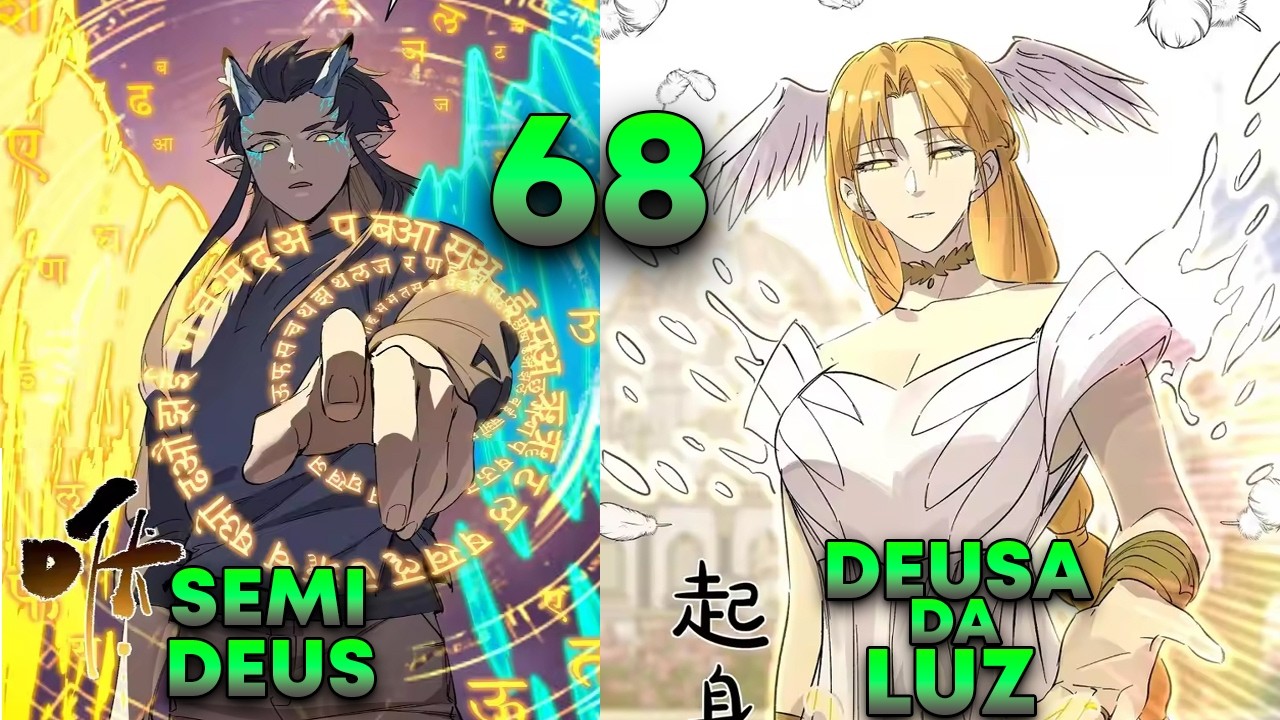 UM SIMPLES COLAR DESPERTOU O SISTEMA DOS ANJOS E O TRANSFORMOU EM PALADINO RANK S (68)#resumomanhwa