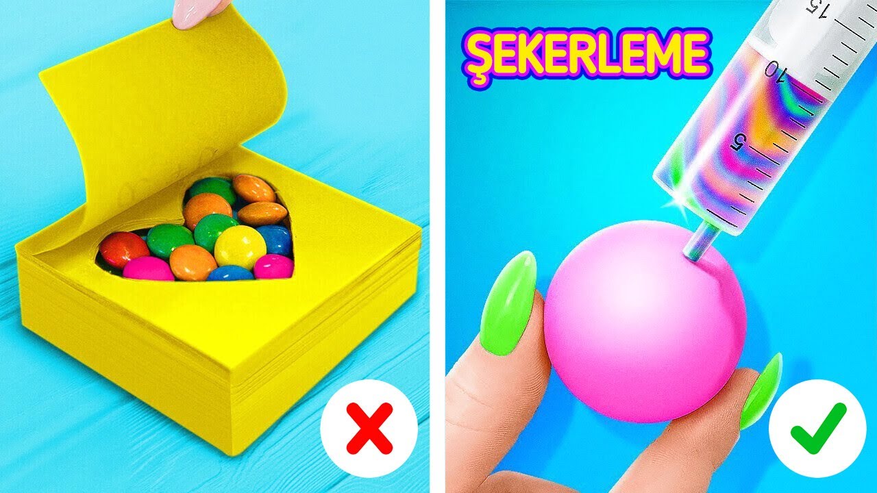 YENİ BAŞLAYANLAR İÇİN KAĞITTAN KOLAY EL İŞİ FİKİRLERİ || 123 GO! GOLD Harika Resim & Çizim Tüyoları