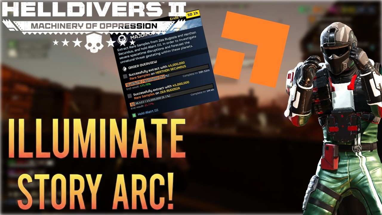 Helldivers 2 | Illuminate story building! Bots building a Star of War??