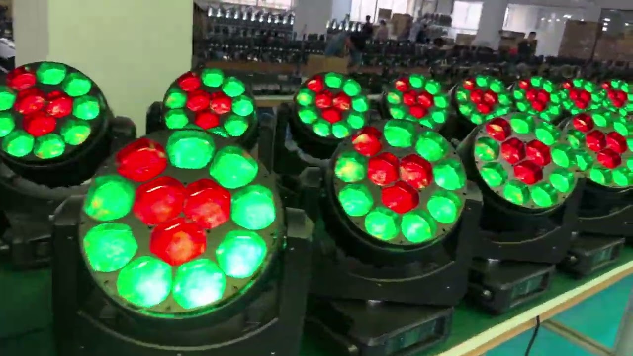 12x40W LED Zoom wash moving lights@MovingHeadLight