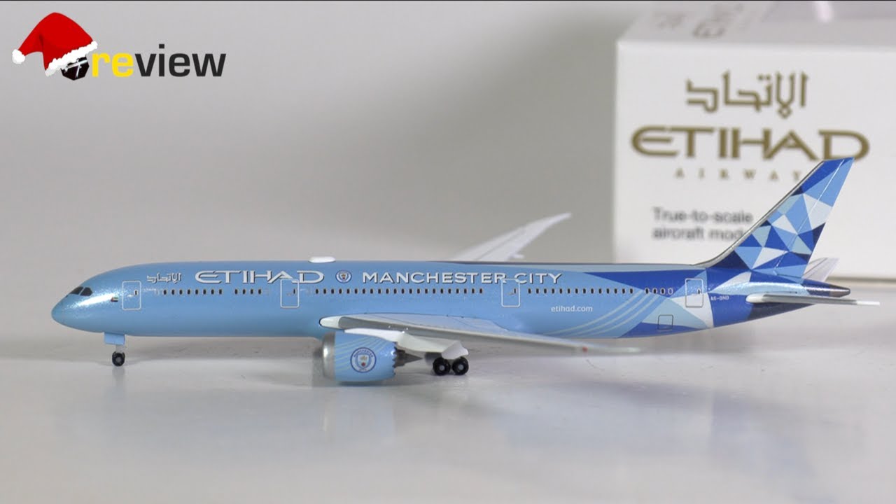 Etihad Airways Boeing 787-9 - Manchester City F.C. livery | Review #436