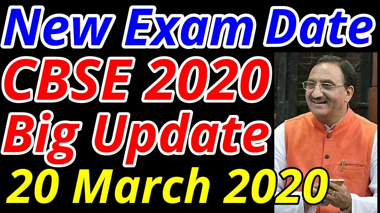 CBSE BOARD 2020 New Exam Date Sheet | CBSE LATEST NEWS TODAY | CBSE New Exam Schedul Class 10 & 12th
