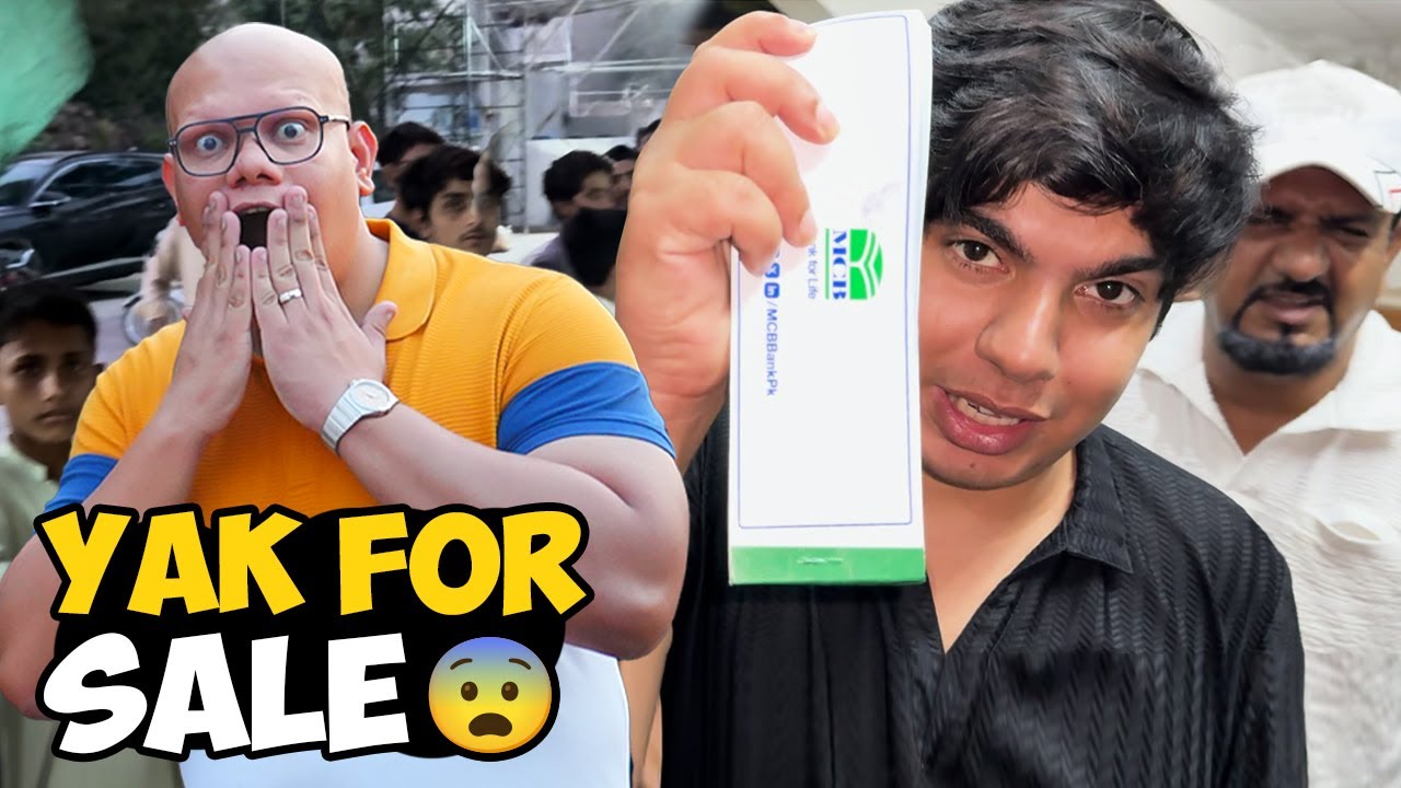 Waleed & Tali YAK Khareedne Aa Gaye🦬 - Yak Ko Dekhne Ke Liye Itna Rush🤯 | BT Farm Stories