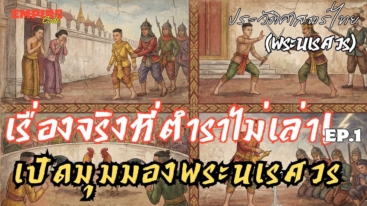 จากตัวประกันสู่มหาราช! เปิดมุมมองพระนเรศวร 