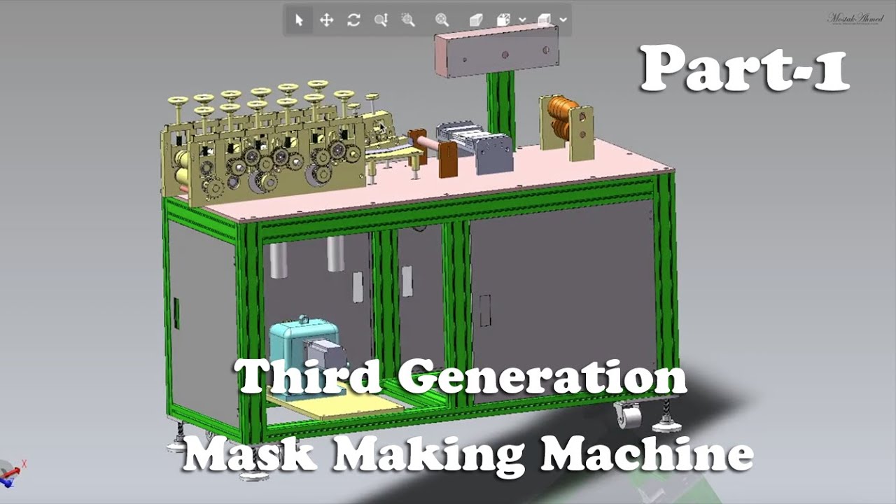Third Generation Surgical Mask making machine Design (Part 1)