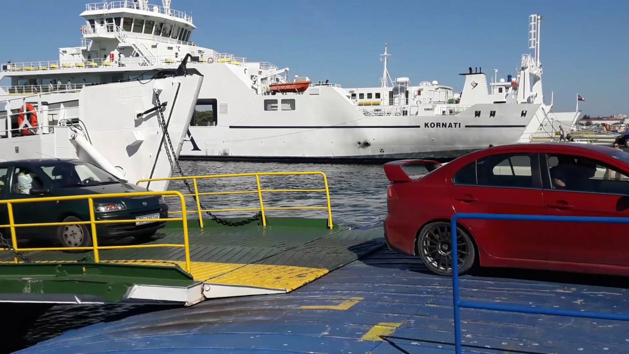 Arrival & unloading of ferry SIS in Zadar 18.7.2017 (Jadrolinija)