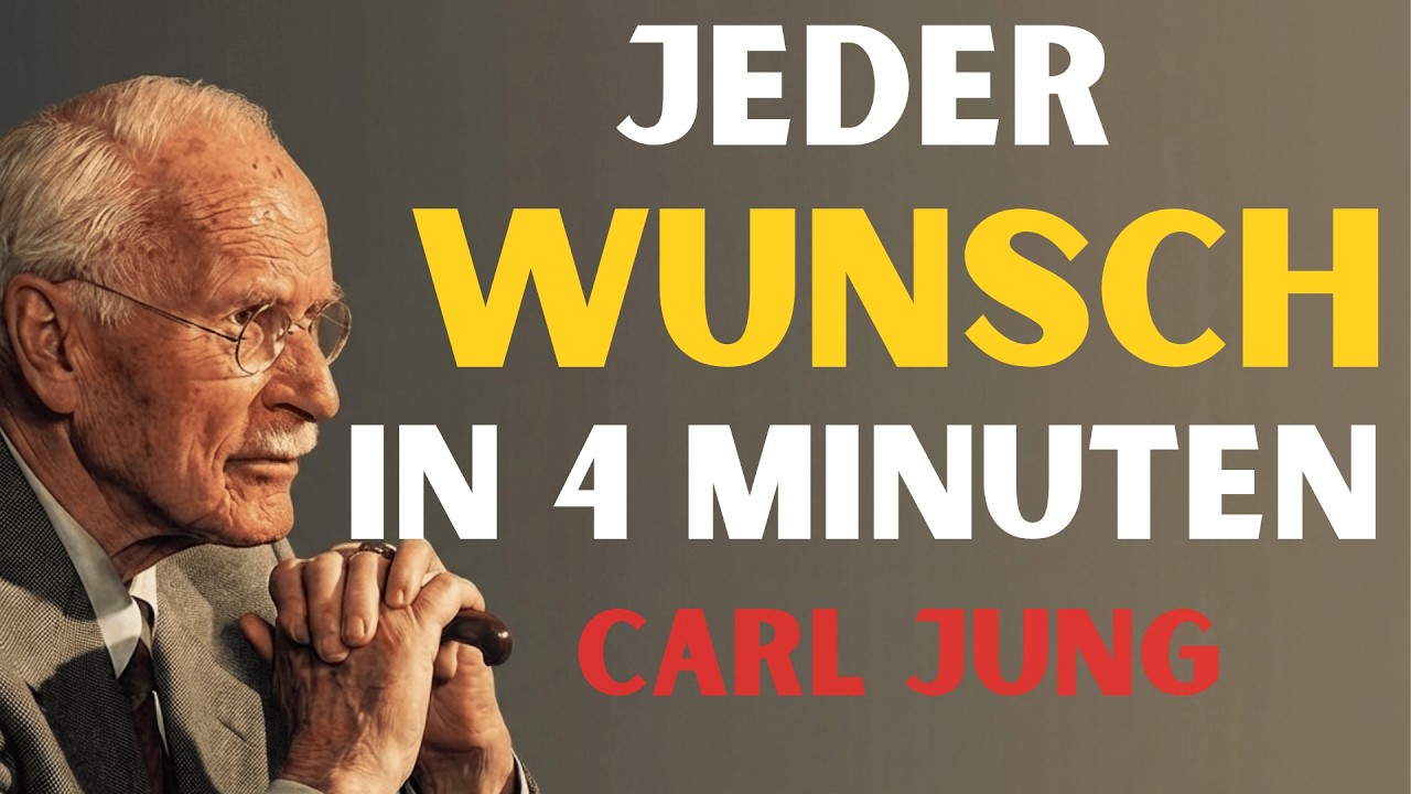 WIE DU JEDEN WUNSCH IN 4 MINUTEN VERWIRKLICHST — Die verborgene Alchemie der Seele | Carl Jung