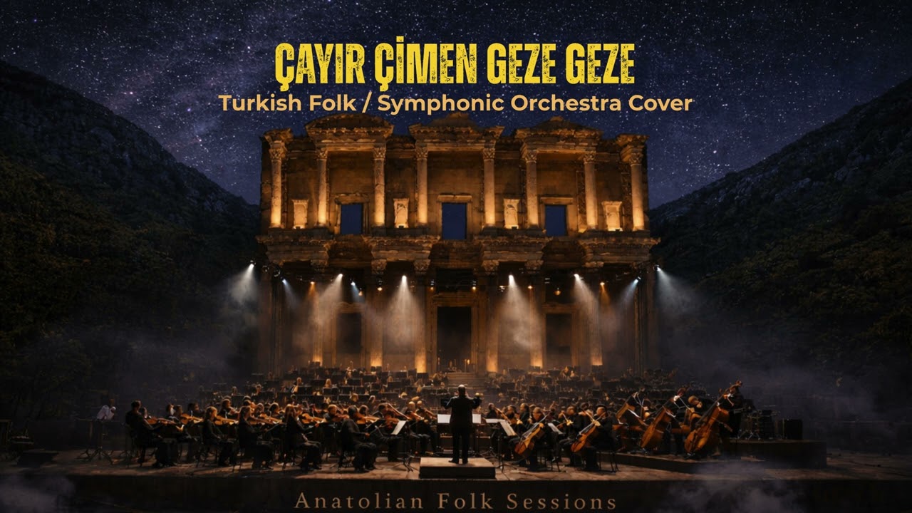 ÇAYIR ÇİMEN GEZE GEZE | Symphonic Orchestra Sessions (4K)