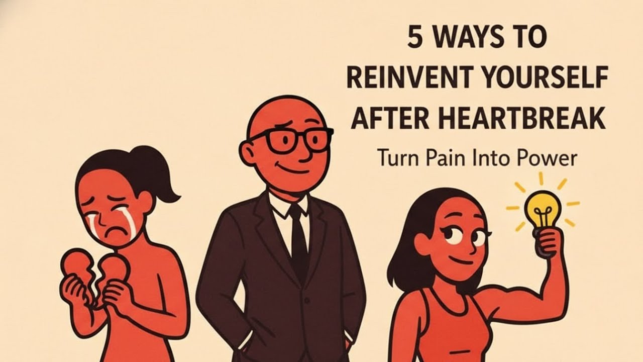 5 Ways to Reinvent Yourself After Heartbreak | Turn Pain Into Power