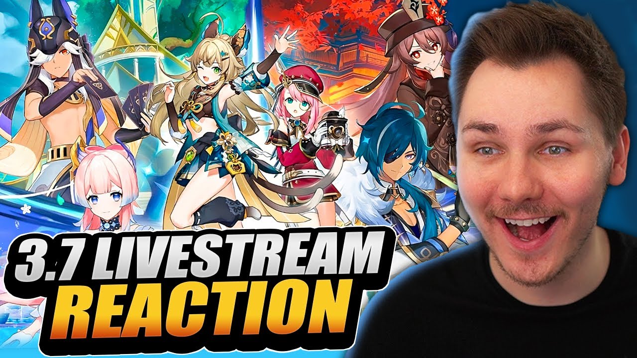 3.7 LIVESTREAM REACTION (FONTAINE UPDATES, MORE TCG, NO EULA) | Genshin Impact
