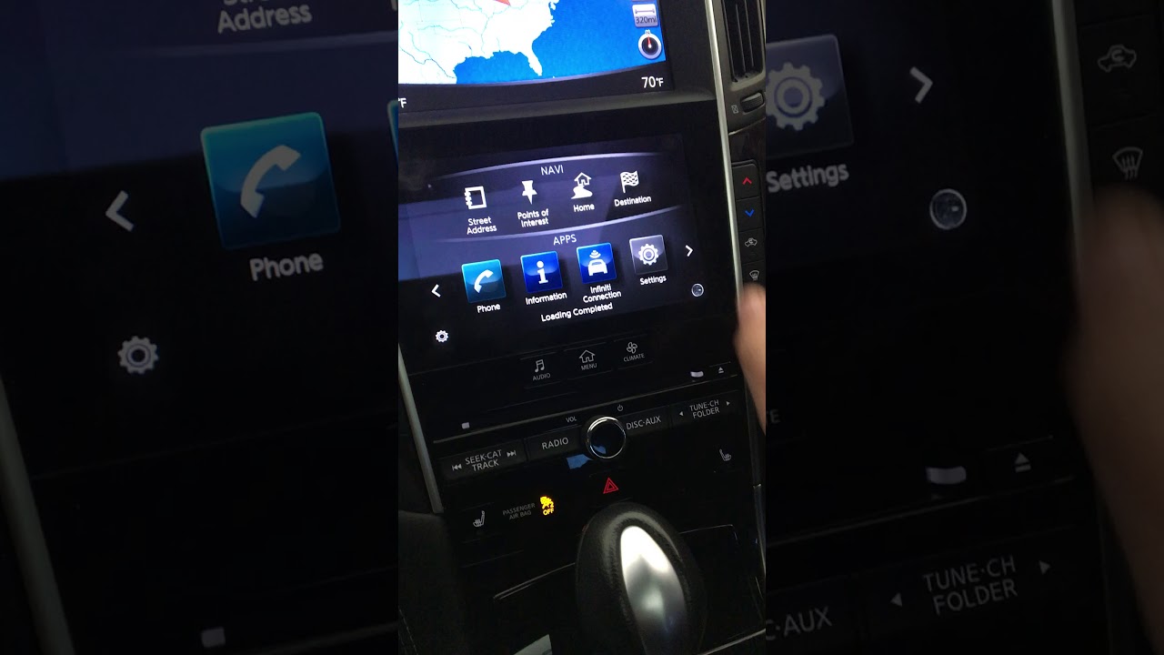 Infiniti Q50 Navigation changing home address