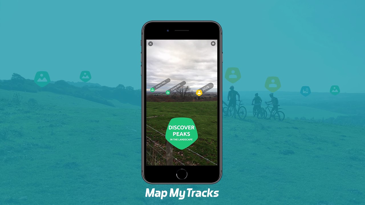 Discover, explore and follow friends in the landscape with Map My Tracks