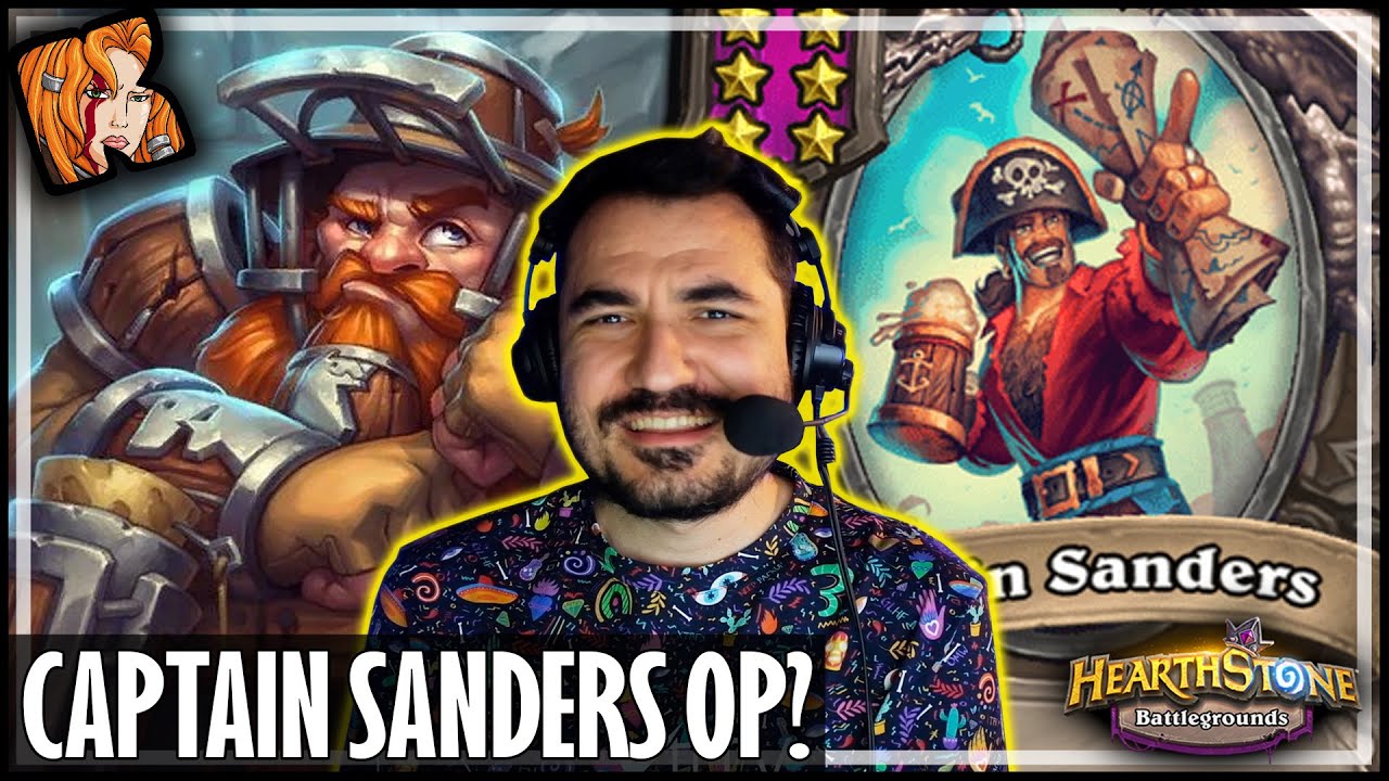 CAPTAIN SANDERS IS SO BROKEN! - Hearthstone Battlegrounds