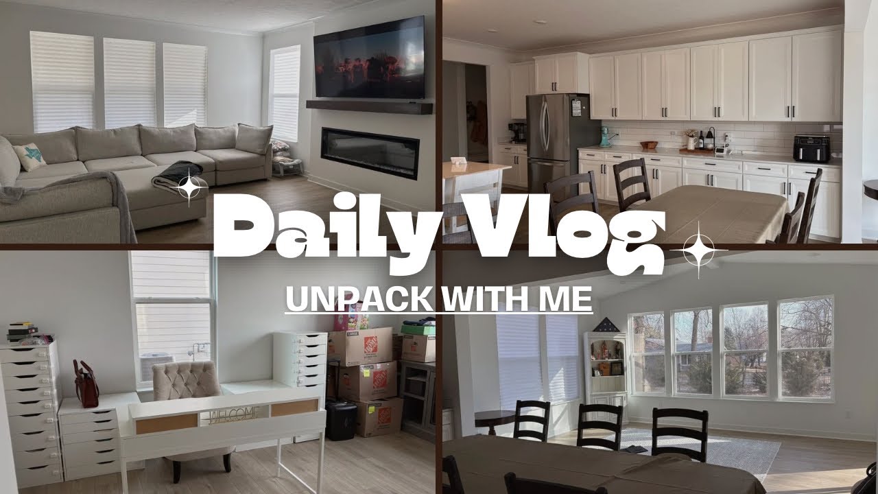Unboxing Our New House | Move-In Chaos to (Mostly) Organized