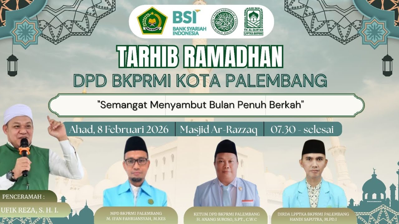 TARHIB RAMADHAN 1447 HIJRIYAH