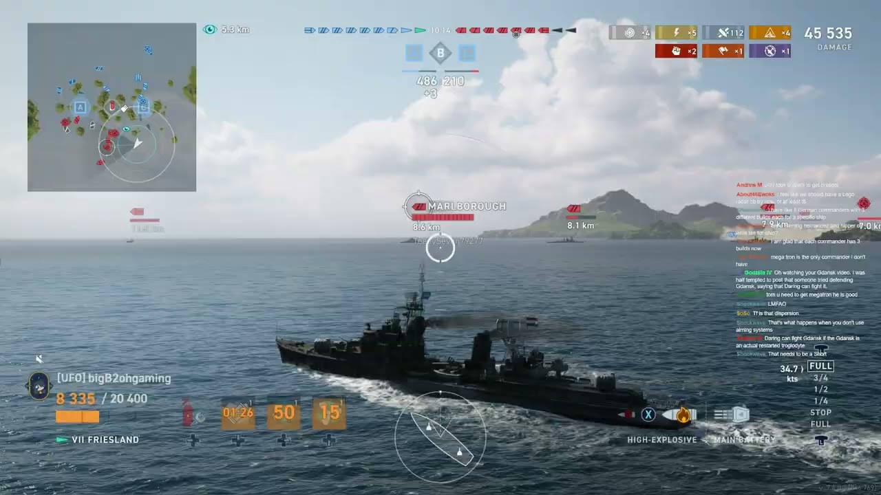 Friesland They’re scared of my torpedo - World of Warships Legends Stream Highlight