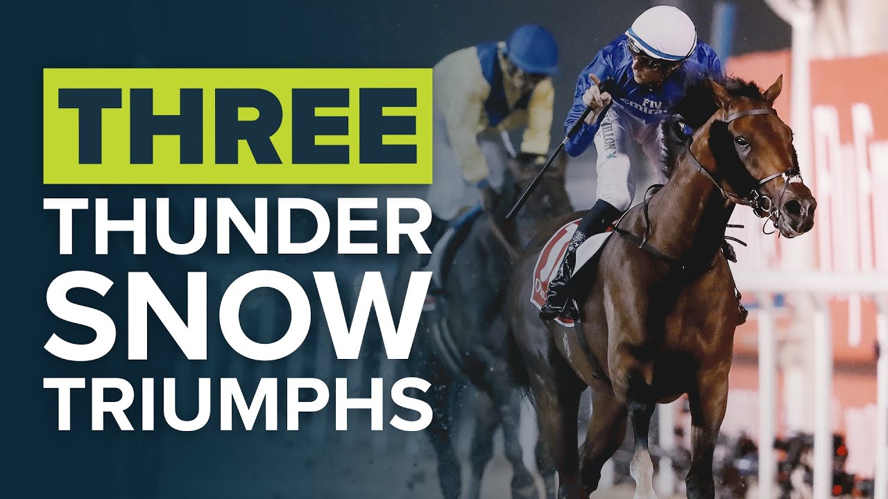 TOP 3 WINS | THUNDER SNOW SIZZLES IN DUBAI WORLD CUP