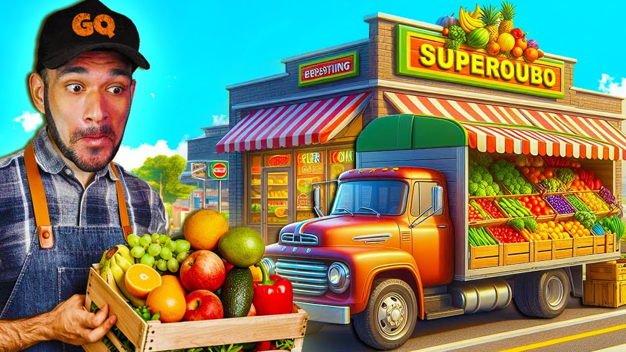 VIREI DONO de SUPERMERCADO e AINDA NÃO ACREDITO! Supermarket Simulator