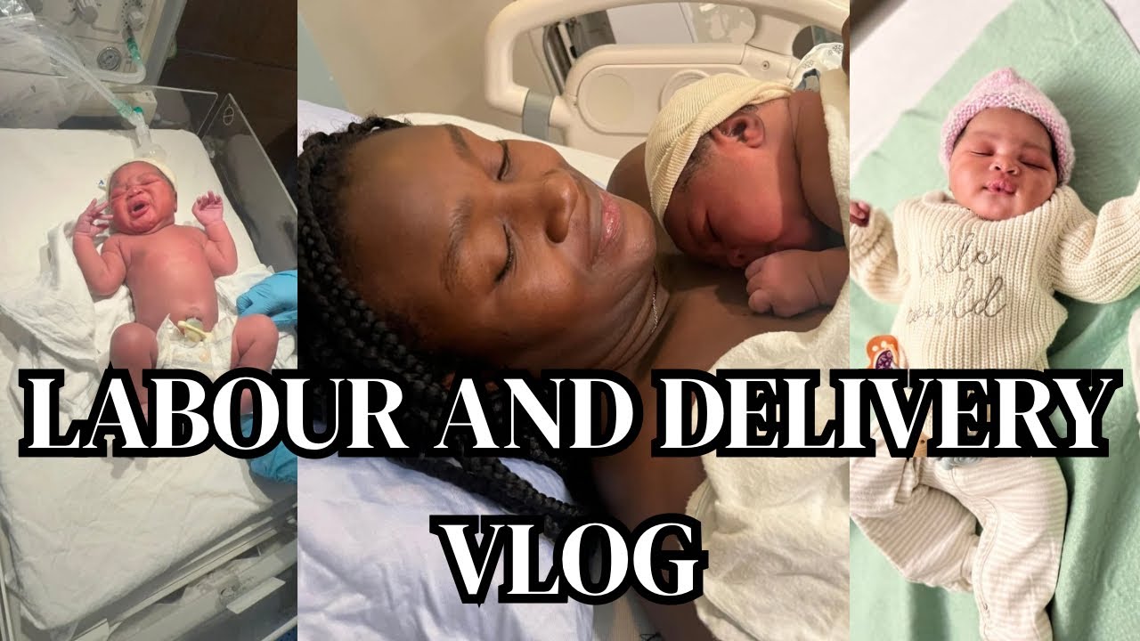 Unforgettable Labour & Delivery Vlog | Baby No 3 | 9.4 lbs Baby