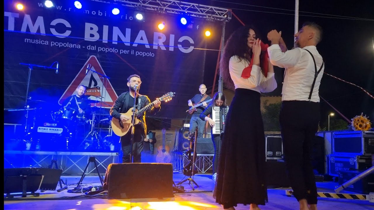 Pizzica di San Vito - Ritmo Binario - Roma - Annalisa e Fabrizio altra angolazione 11 maggio 2024