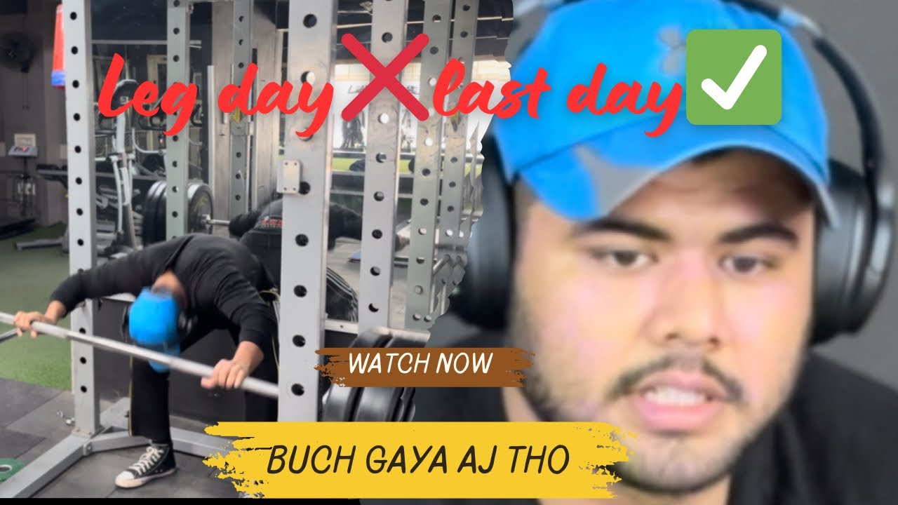 Leg Day Ka Dard Alag Level Ka Hai   