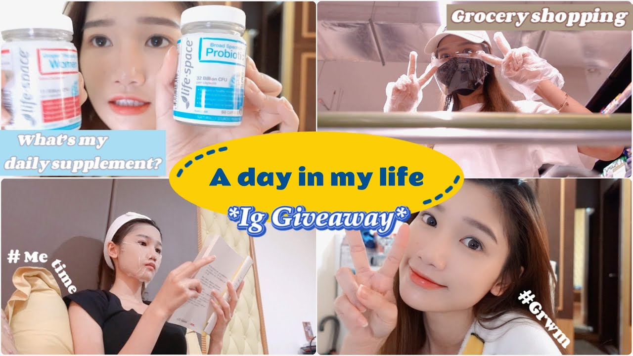 【A day in my life 】GRWM + 🛒 逛超市 l 日常保健品分享 ☻